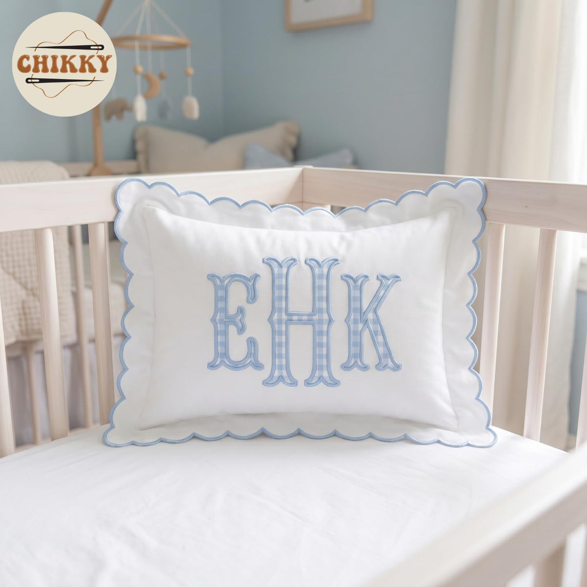 Personalized Embroidered Pillow Cover — image 7