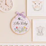 Personalized Embroidered Baby Name Hoop — 7 — image 7