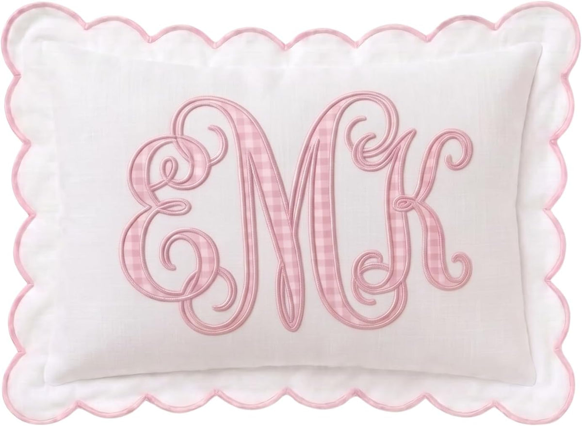 Personalized Embroidered Pillow Cover