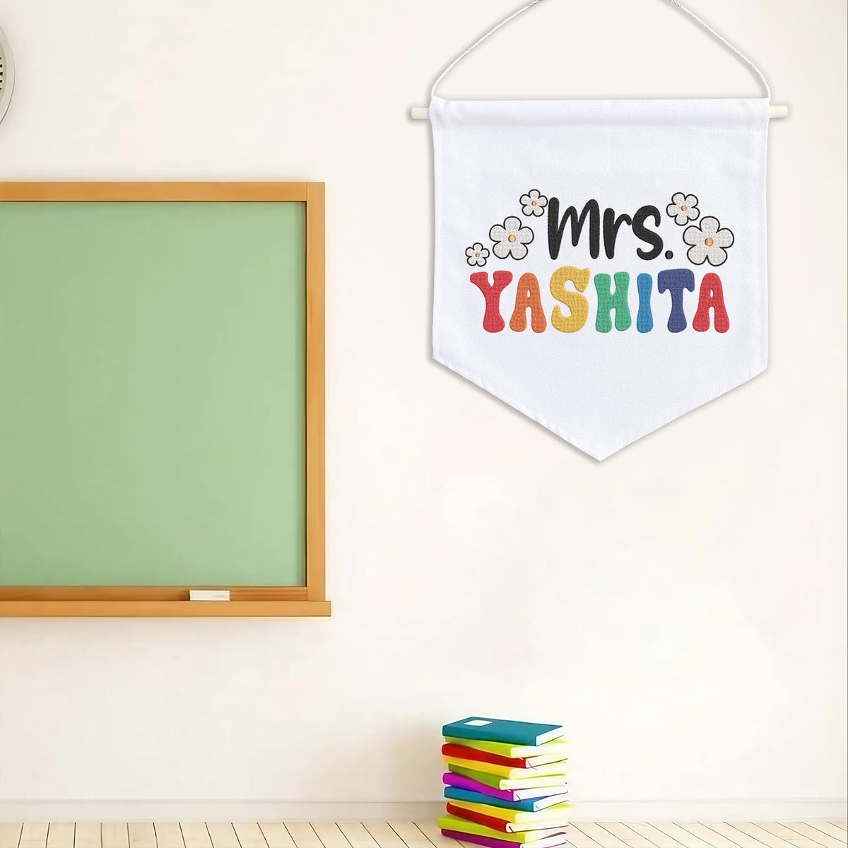 Personalized Embroidered Teacher Banner — 5 — image 8