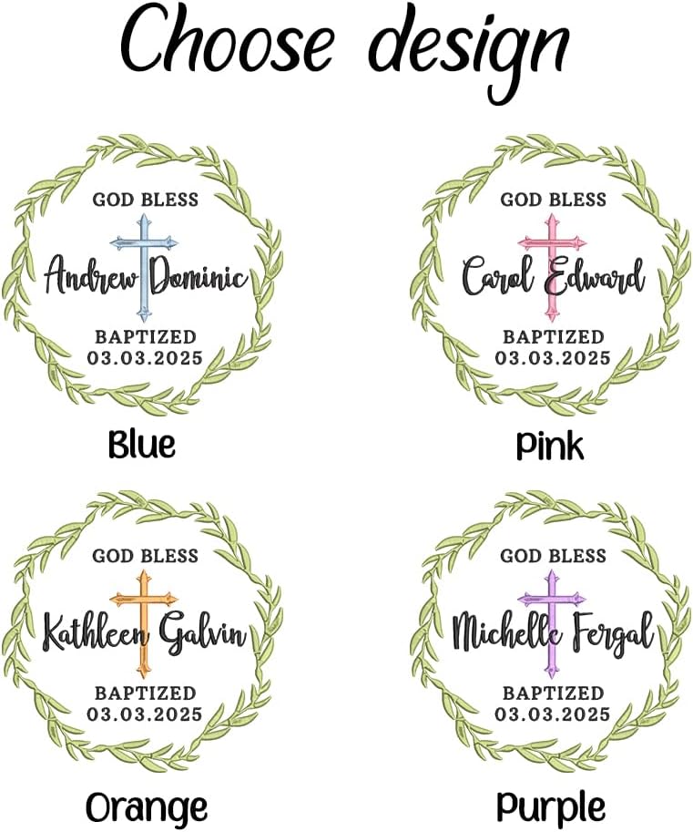 Personalized Embroidered Baby Name Banner — 9 — image 9
