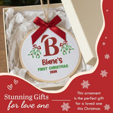 Personalized Baby's First Christmas Ornament — 7 — image 7