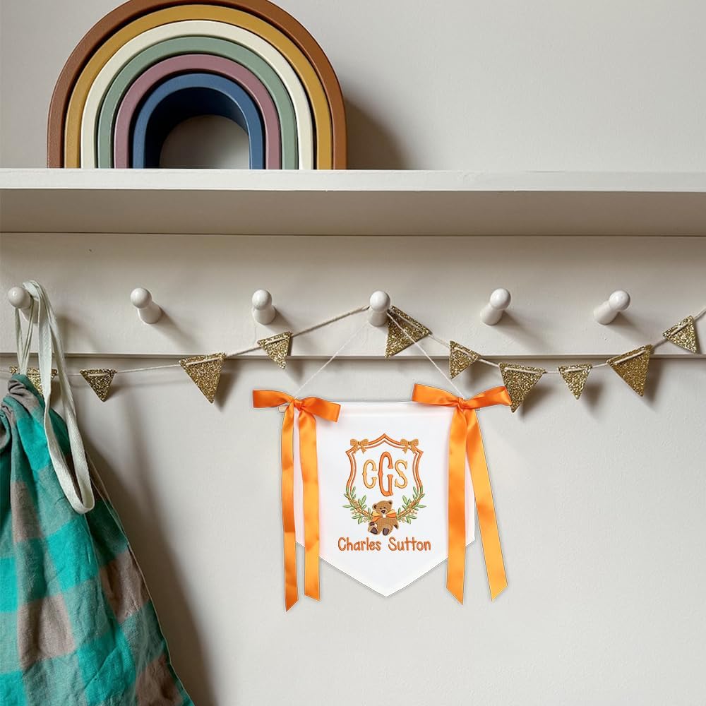 Personalized Embroidered Baby Name Banner — 6 — image 7