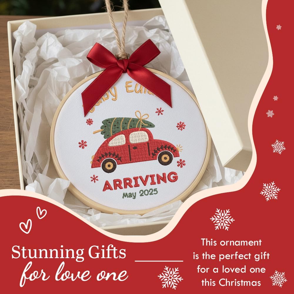 Personalized Baby's First Christmas Ornament — 3 — image 7