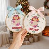 Personalized Baby's First Christmas Ornament — 6 — image 2