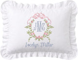 Personalized Embroidered Pillow Cover — 18