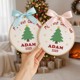 Personalized Baby's First Christmas Ornament — 7 — image 2