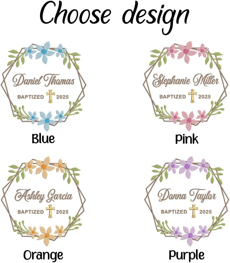 Personalized Embroidered Baby Name Banner — 5 — image 9