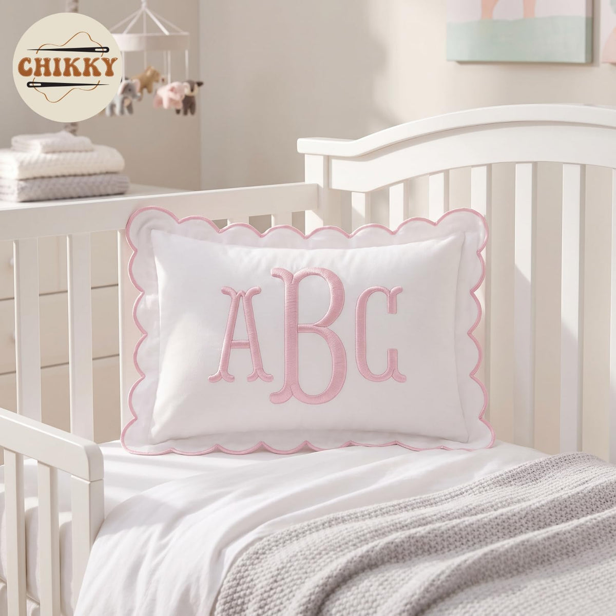 Personalized Embroidered Pillow Cover — 13 — image 2
