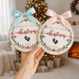 Personalized Baby's First Christmas Ornament — 12 — image 2
