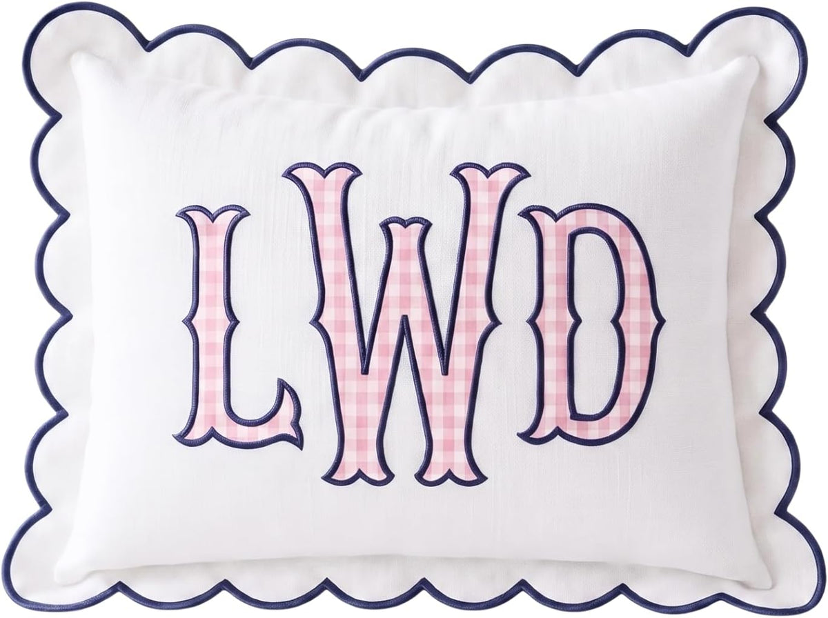 Personalized Embroidered Pillow Cover — 15