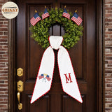 Patriotic Personalized Wreath Sash — 7-250th 4th of July — image 3
