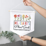 Personalized Embroidered Teacher Banner — 10 — image 9