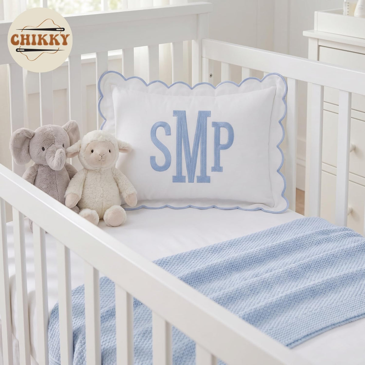Personalized Embroidered Pillow Cover — image 6