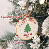 Personalized Baby's First Christmas Ornament — 7 — image 6