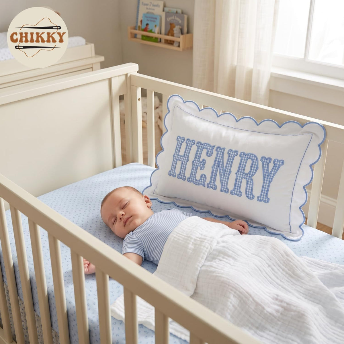 Personalized Embroidered Pillow Cover — 16 — image 4