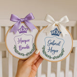 Personalized Embroidered Baby Name Hoop — 16 — image 3