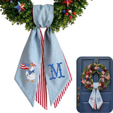 Patriotic Personalized Wreath Sash — 10