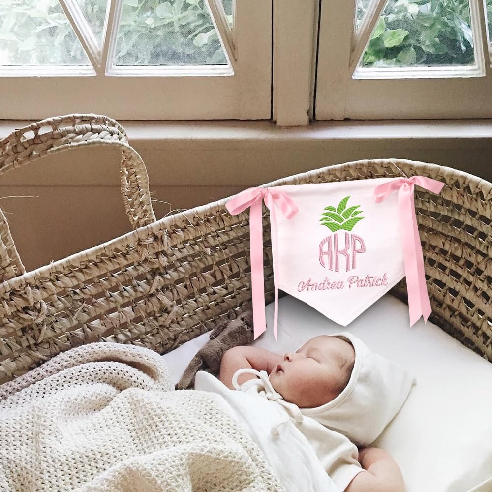 Personalized Embroidered Baby Name Banner — 8 — image 4