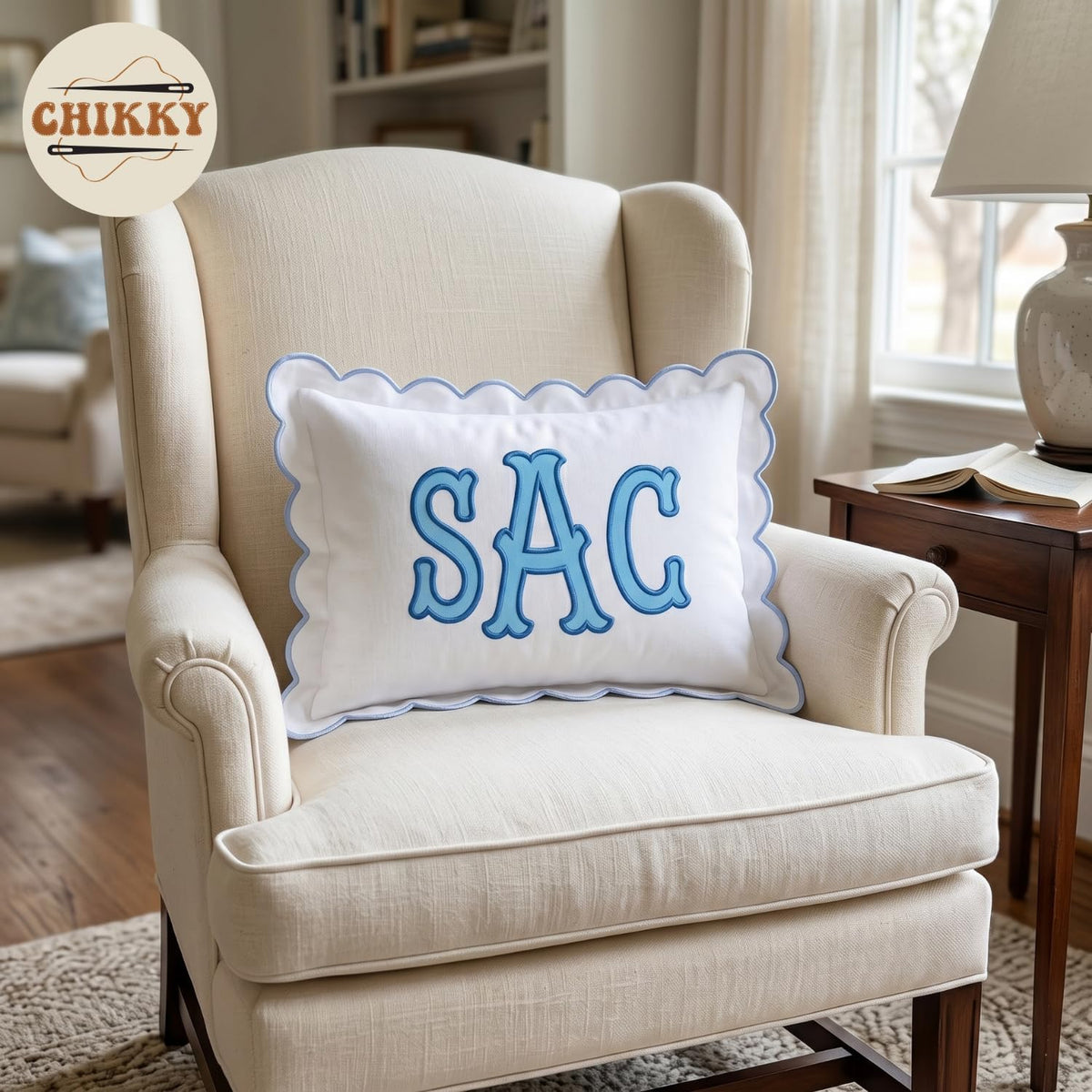 Personalized Embroidered Pillow Cover — image 5