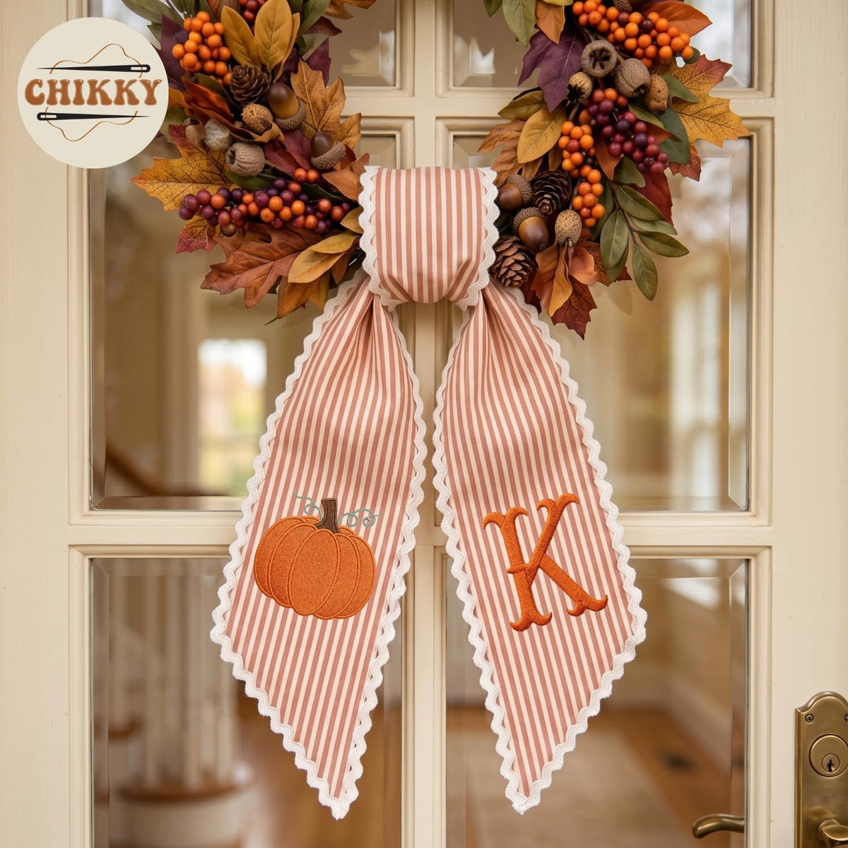 Autumn Personalized Wreath Sash — image 4