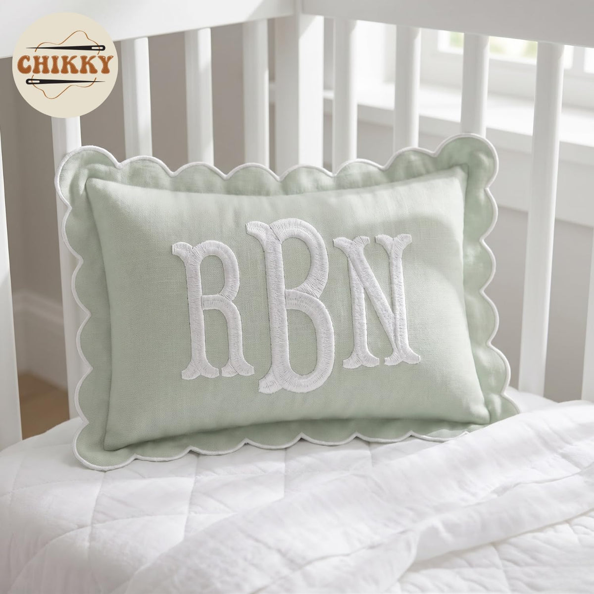 Personalized Embroidered Pillow Cover — image 2
