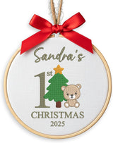 Personalized Baby's First Christmas Ornament — 2