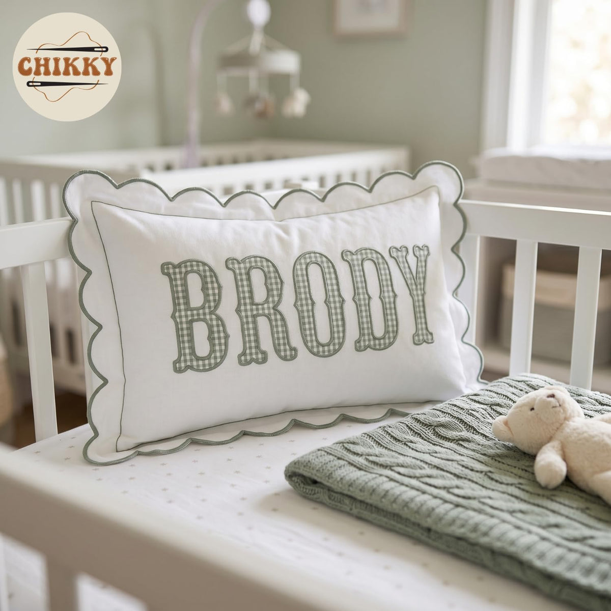 Personalized Embroidered Pillow Cover — 16 — image 6