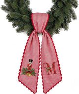 Christmas Personalized Wreath Sash