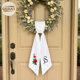 Christmas Personalized Wreath Sash — image 5