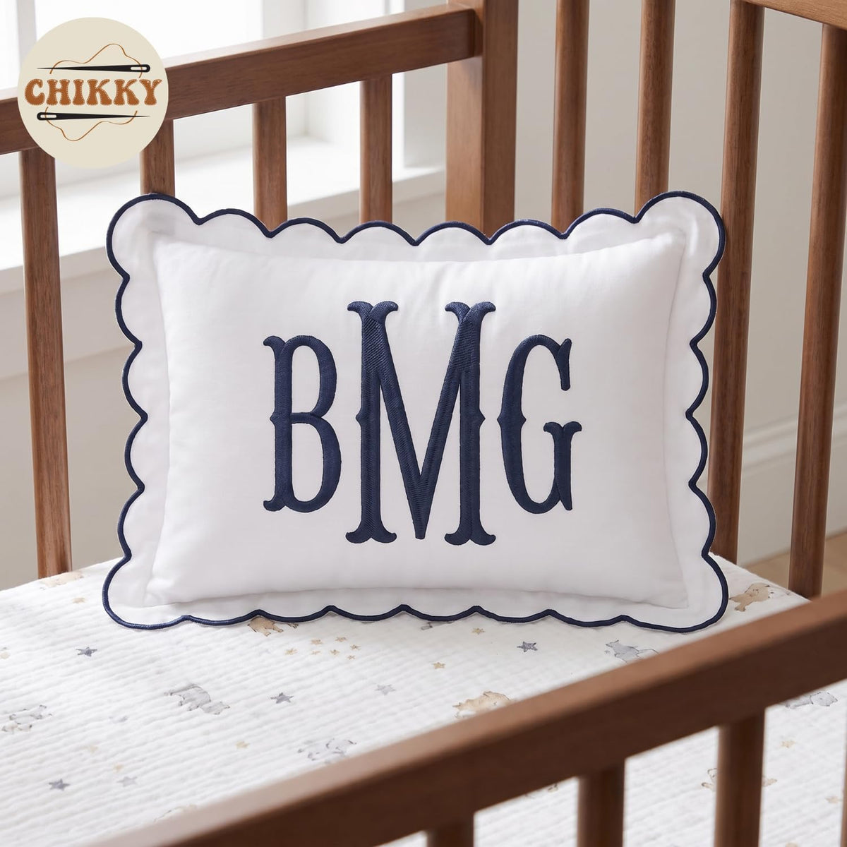 Personalized Embroidered Pillow Cover — image 2