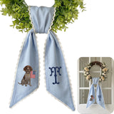 Patriotic Personalized Wreath Sash