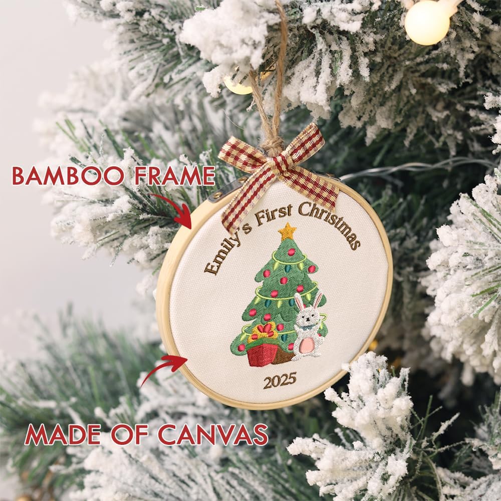 Personalized Baby's First Christmas Ornament — 4 — image 6