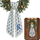 Christmas Personalized Wreath Sash