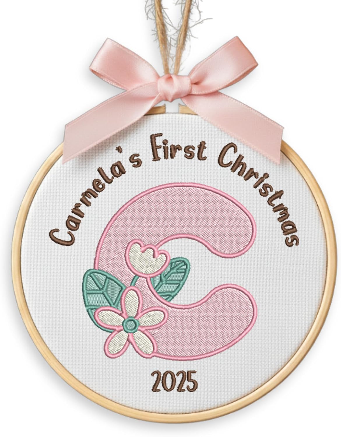Personalized Baby's First Christmas Ornament — 6