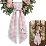 Christmas Personalized Wreath Sash
