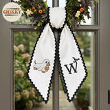 Halloween Personalized Wreath Sash — image 4