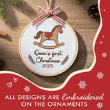 Personalized Baby's First Christmas Ornament — 8 — image 4