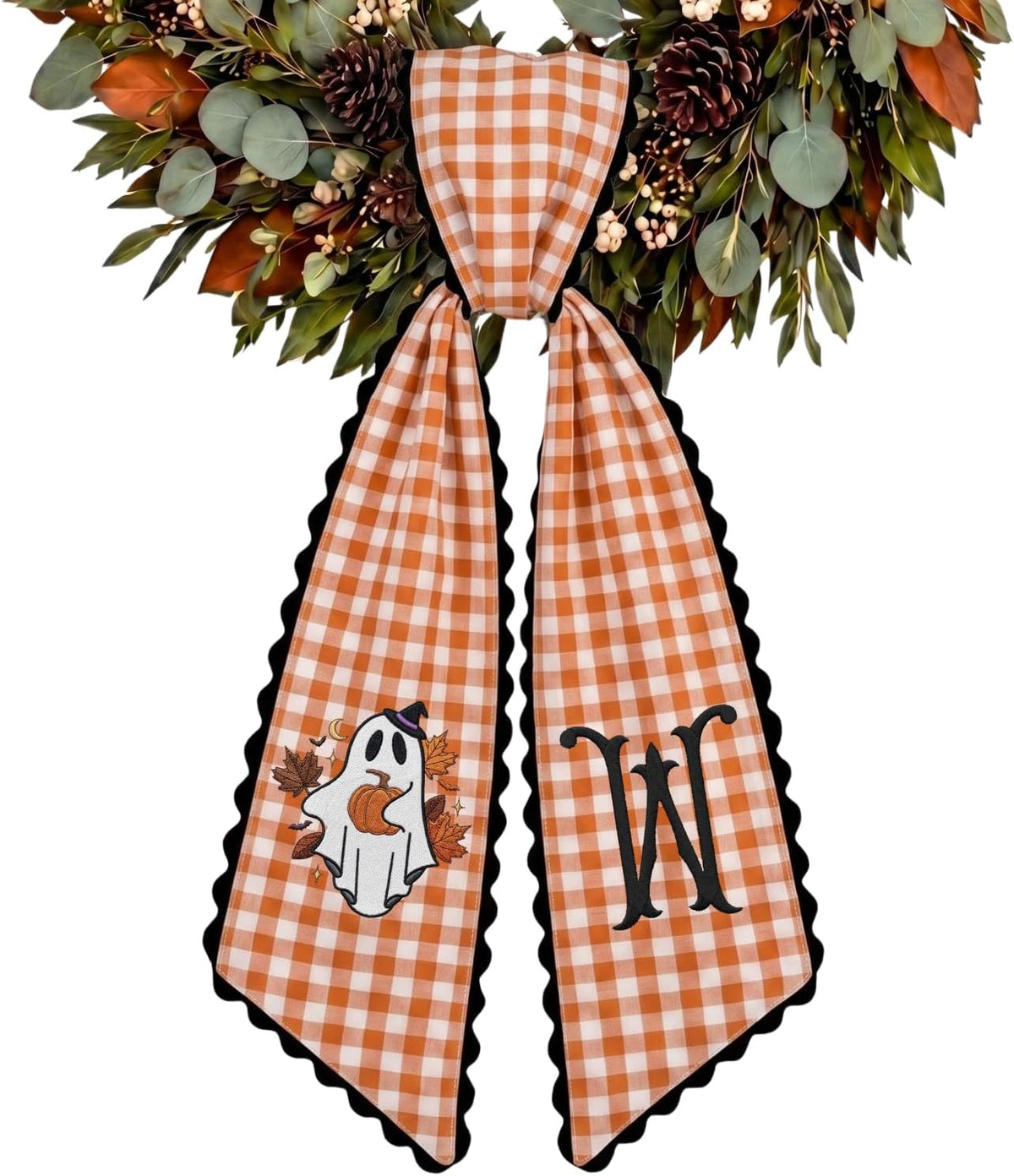 Halloween Personalized Wreath Sash