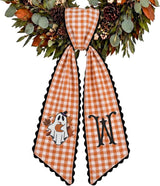 Halloween Personalized Wreath Sash