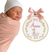 Personalized Embroidered Baby Name Hoop — 4