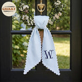 Monogram Personalized Wreath Sash — 6 - Custom Monogram — image 4
