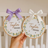 Personalized Embroidered Baby Name Hoop — 5 — image 3