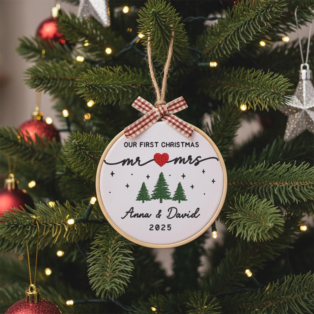 Personalized Baby's First Christmas Ornament — image 2