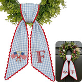 Patriotic Personalized Wreath Sash — 9-250years 4th of July