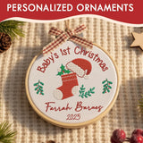 Personalized Baby's First Christmas Ornament — 10 — image 8