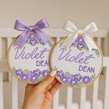 Personalized Embroidered Baby Name Hoop — 2 — image 3