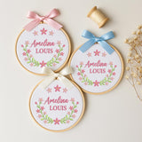 Personalized Embroidered Baby Name Hoop — 2 — image 2
