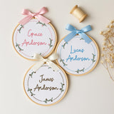 Personalized Embroidered Baby Name Hoop — 6 — image 2