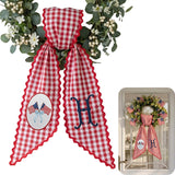 Patriotic Personalized Wreath Sash — 3 - American Flag